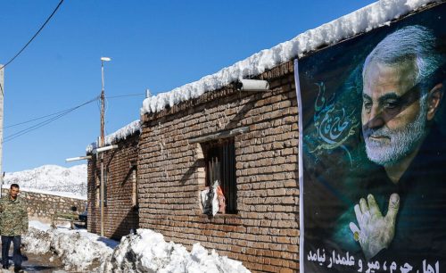 کوچه‌های روستای قنات ملک