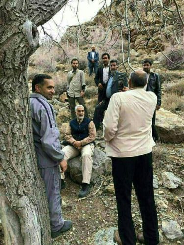 حاج قاسم در ارتفاعات تَنگَل