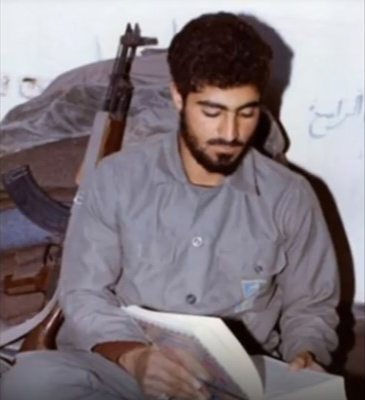 حاج قاسم در جوانی