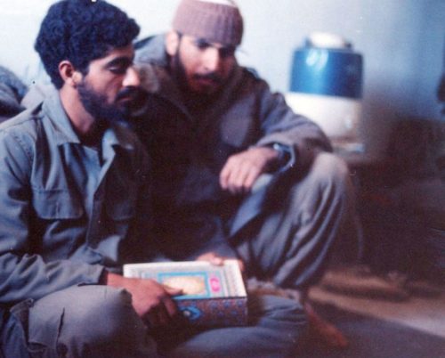 حاج قاسم در جوانی